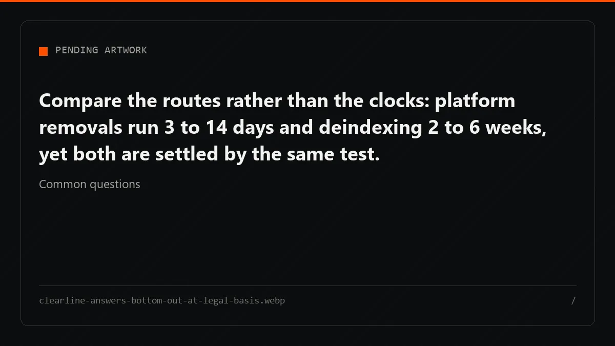 Each question lands on the same floor: a documented legal ground, or search suppression instead of deletion.