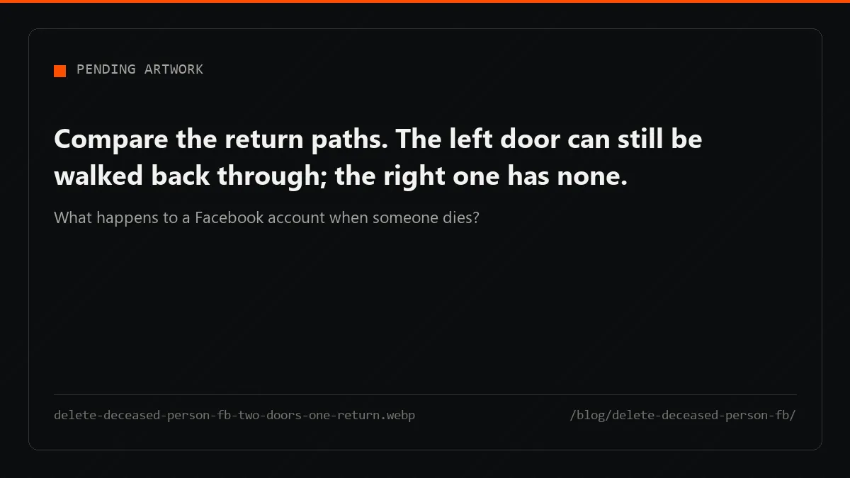 Two doors lead out of one profile: one keeps its contents and locks, the other empties the room.