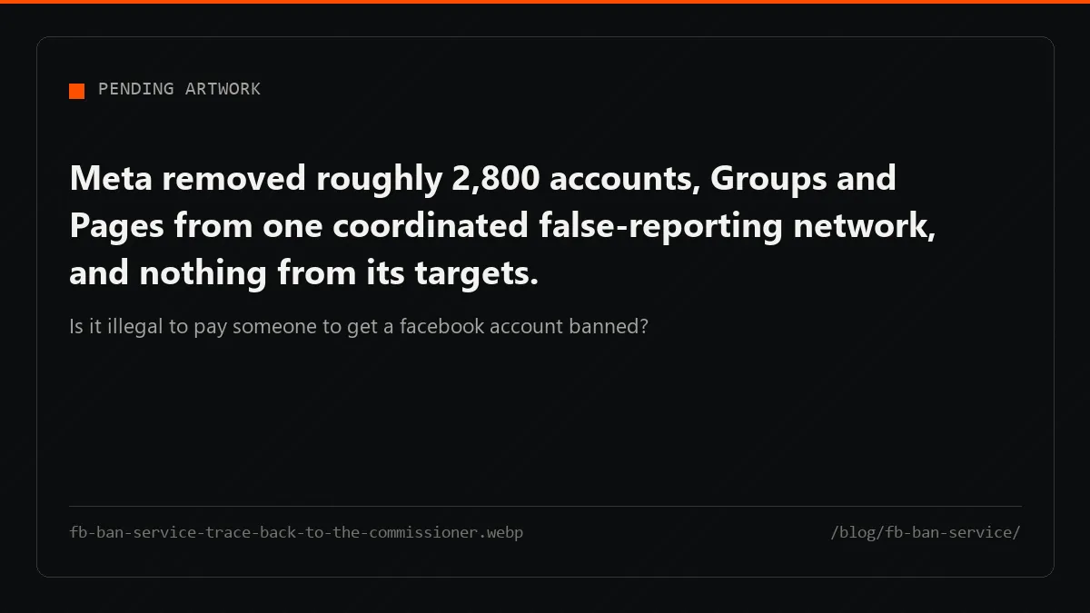 Every filed report carries a trace running back to the account that submitted it and the party that paid.