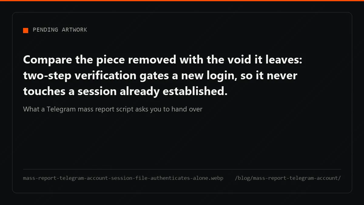 The script keeps a session file, and that one file logs in as your account without the code, number or API keys.