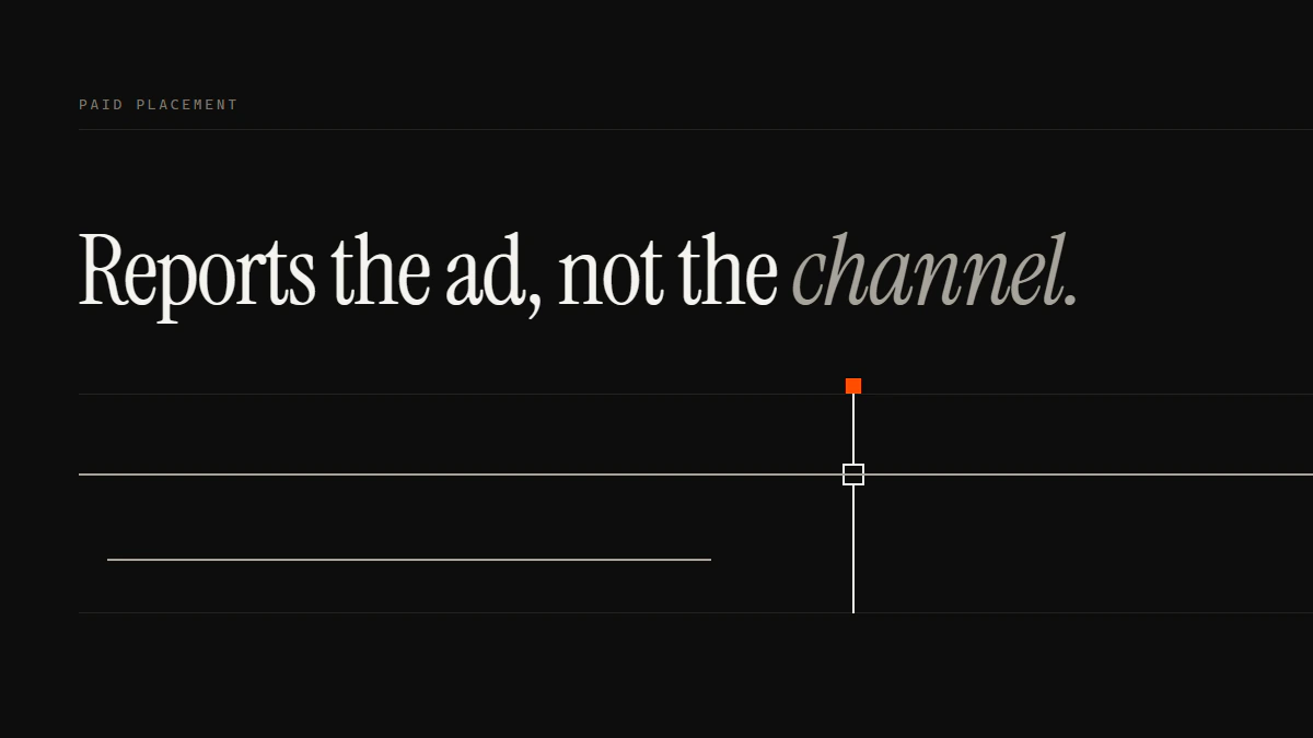 Banner reading Reports the ad, not the channel: how to report a YouTube advert, one run through a gate, one stopped dead