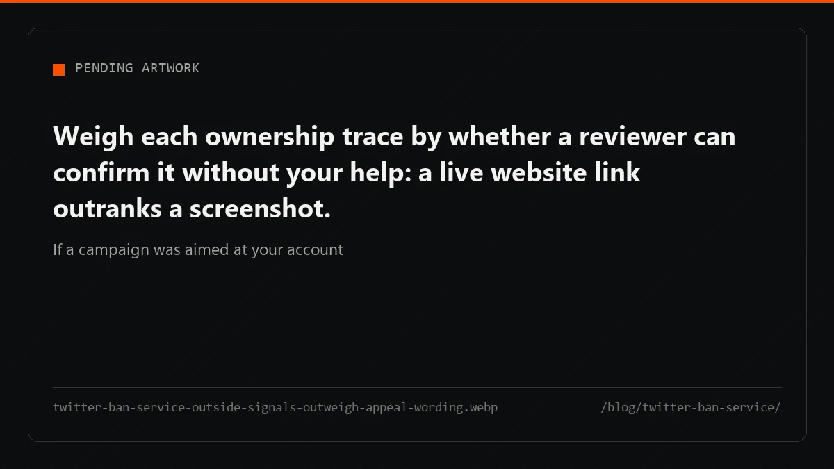 Ownership traces laid down before a suspension carry an appeal further than the wording of the appeal does.