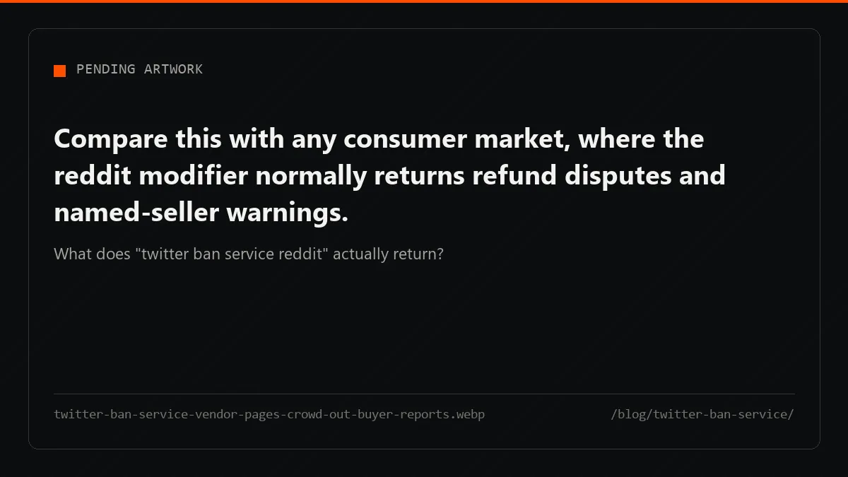 Adding reddit to the query surfaces vendor pages and link-ban news, not one buyer account of the trade.