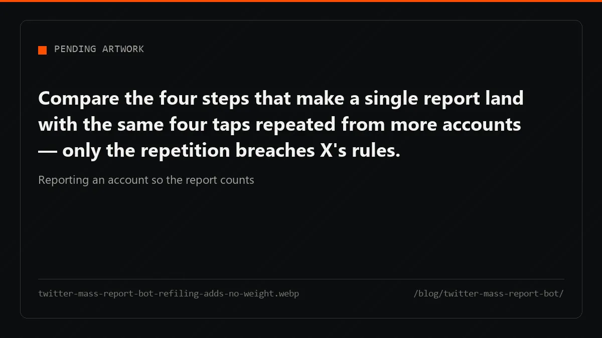 One accurate report against the right rule counts; the same complaint refiled from more accounts adds none.