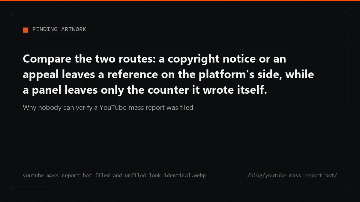A seller who filed nothing and one who filed ten thousand reports leave the same visible trace: none.